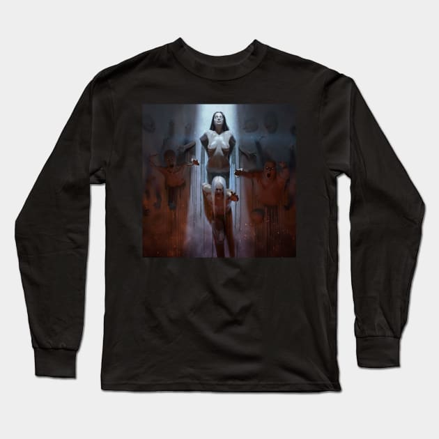 The Four Horsemen Long Sleeve T-Shirt by DanielFVega